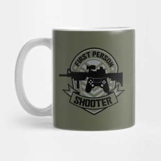 Gamer: First Person Shooter Patch Mug